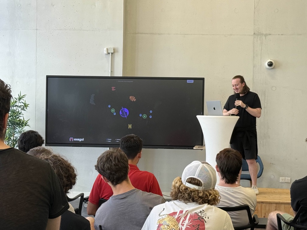 Hack'In - south of France 🇫🇷☀️ What a great event! And victory does a have a sweet taste... 😏

Gave a talk, took part in the CTF, finished 2nd place 🥈 and won €1000 🎉

First and only to solve the AD by <a href="/rayanlecat/">rayanlecat</a> 
S/o to the ExegolMon team <a href="/volker_carstein/">Volker</a> <a href="/AzeTIIx/">AzeTIx</a> and Aless