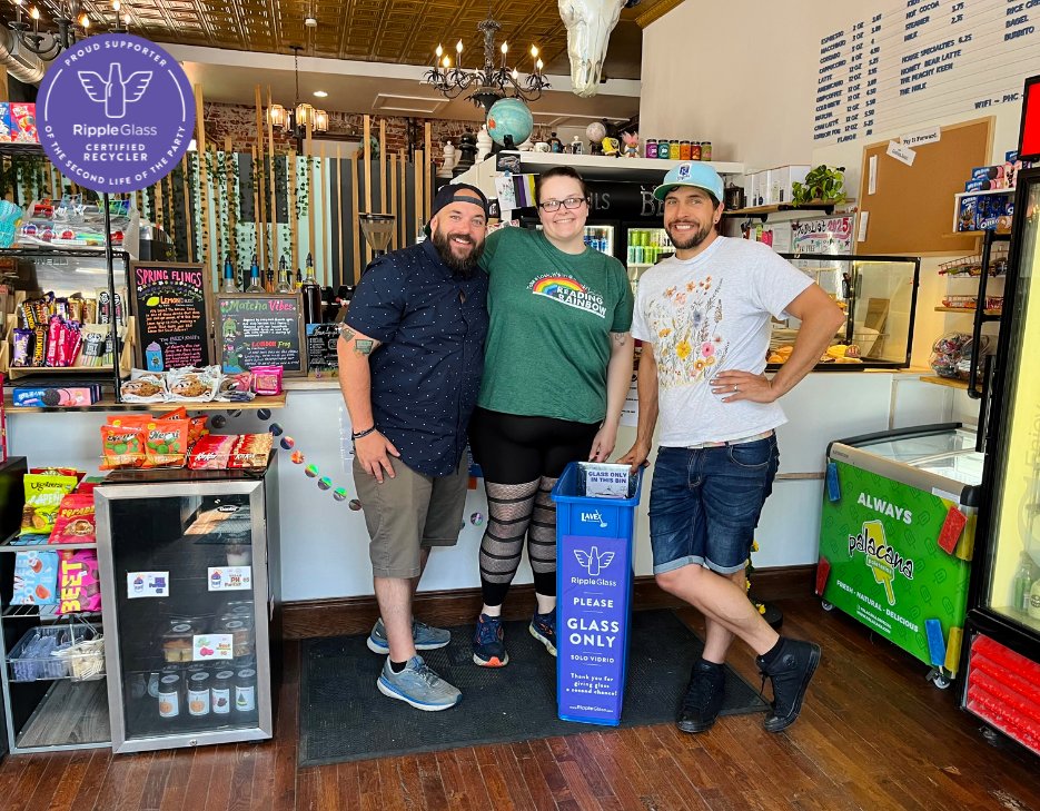 📢 Let's recognize another phenomenal #RippleCertified commercial partner! 💜

PH Coffee is a cozy, inclusive gathering place for all. Kickstart your week with a delicious caffeinated beverage &amp; house made pastry! 🥐

In 2025, PH Coffee has recycled over 1,000 LBS of glass! 👏♻️