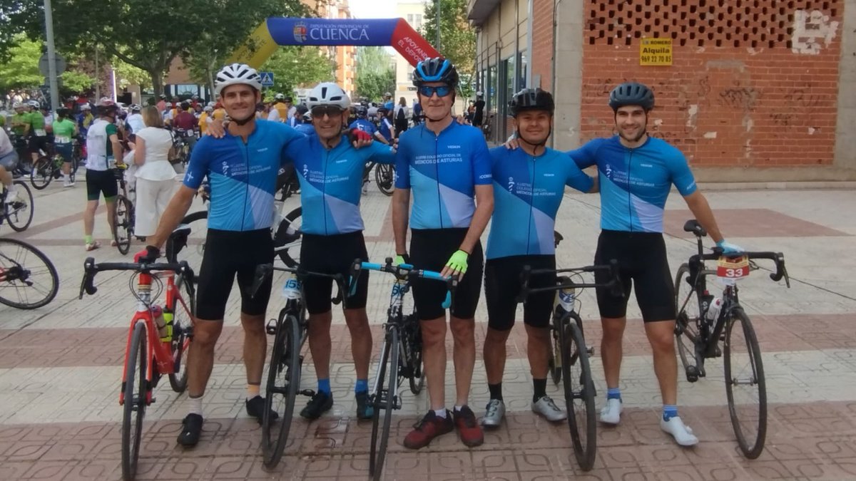 Ilustre Colegio Oficial de Médicos de Asturias (@icomasturias) on Twitter photo 🚴♂️ El equipo de ciclismo de <a href="/icomasturias/">Ilustre Colegio Oficial de Médicos de Asturias</a> brilló en el XVI Campeonato de España para Médicos en Cuenca. ¡Enhorabuena a nuestros 5 representantes¡! 👏 Gracias al @icomcuenca por una organización impecable. #MédicosEnBici #COMAST #deporteysalud 🚴♂️ El equipo de ciclismo de <a href="/icomasturias/">Ilustre Colegio Oficial de Médicos de Asturias</a> brilló en el XVI Campeonato de España para Médicos en Cuenca. ¡Enhorabuena a nuestros 5 representantes¡! 👏 Gracias al @icomcuenca por una organización impecable. #MédicosEnBici #COMAST #deporteysalud
