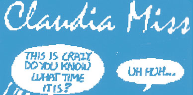 From Walton-on-Thames, Surrey, the obscure mid-90s band Claudia Miss cloudberryrecords.com/blog/?p=15332