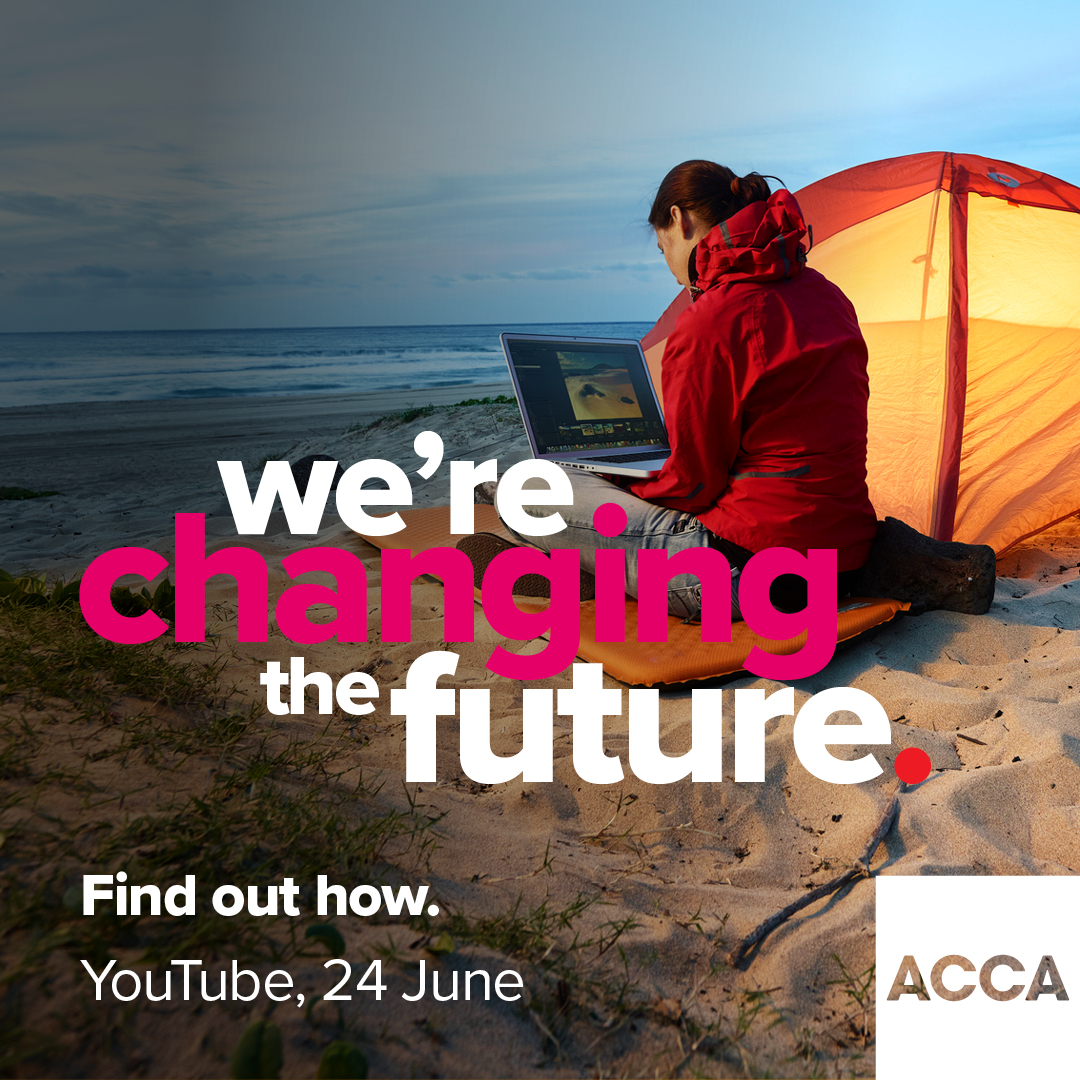 ACCAOfficial's tweet photo. Something BIG is coming. It’s bold. It’s transformative. And it’s going to reshape accountancy. Join us on 24 June at 12 noon UK time on YouTube for the big reveal. Subscribe now to be the first to know: https://t.co/Lc4rvInyUK #FutureACCA https://t.co/WDAROczsuh
