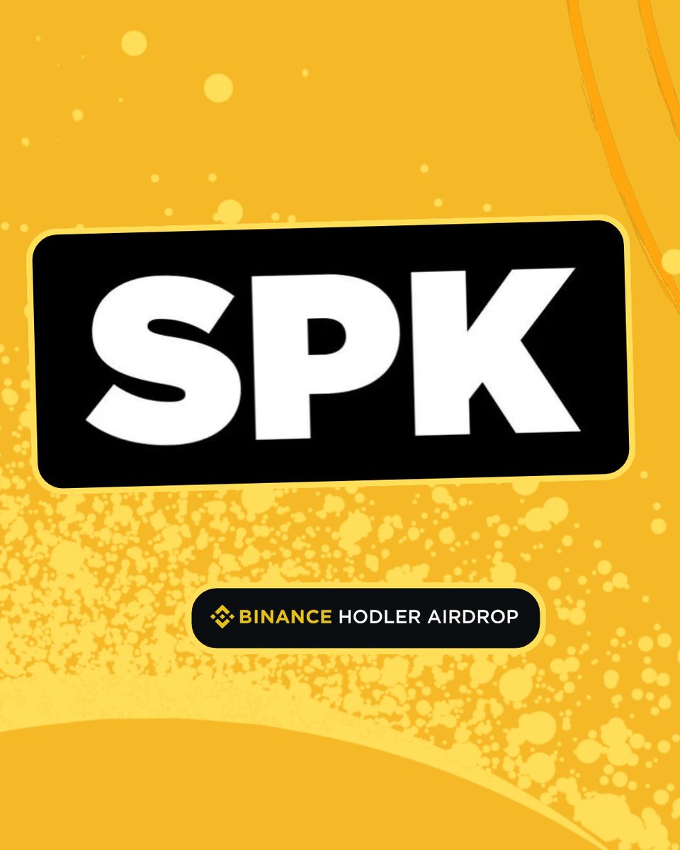 23º progetto nei #Binance #HODLerAirdrops:
Spark ( $SPK )

Gli utenti che hanno sottoscritto i loro $BNB ai prodotti Simple Earn e/o On-Chain Yields dal 10 al 13 giugno riceveranno la distribuzione degli airdrop. Binance listerà poi $SPK il 17 giugno alle ore 9:00 UTC, aprendo il