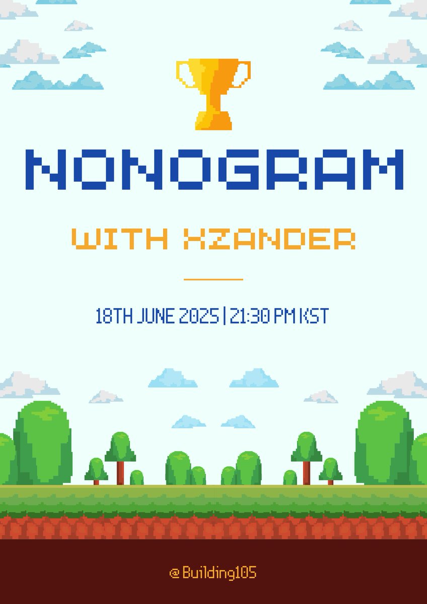 (FOR <a href="/Building105/">🏢</a> RESIDENTS ONLY!)

I'm hosting a 'super fun' game! Just reply below this post and like this tweet to join me for some Nonogram! Can't wait to see you all!