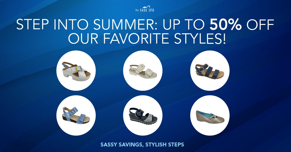 shoespausa's tweet photo. Step Into Summer: Up to 50% Off Our Favorite Styles! The Shoe Spa is turning up the heat with a sizzling summer sale! Get up to 50% off select styles, but only while sizes last! Shop now! https://t.co/QU8ExF6GyG
#shoes #shopping #sale #chic #comfort https://t.co/0Rc3cO48ho