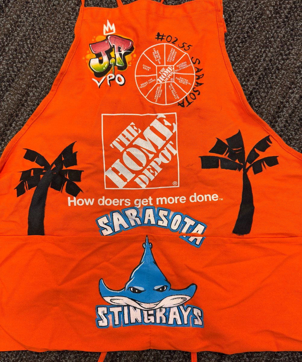 J.T. Rieves (@jtrieves) on Twitter photo Apron of the Week - Thanks <a href="/tesskapadia68/">Teresa Kapadia</a>, <a href="/derekfleming/">Derek Fleming</a> and <a href="/BrettTHD/">Brett Stephens</a> for a great visit and apron. Keep the amazing sales trends going. Go Stingrays! Apron of the Week - Thanks <a href="/tesskapadia68/">Teresa Kapadia</a>, <a href="/derekfleming/">Derek Fleming</a> and <a href="/BrettTHD/">Brett Stephens</a> for a great visit and apron. Keep the amazing sales trends going. Go Stingrays!
