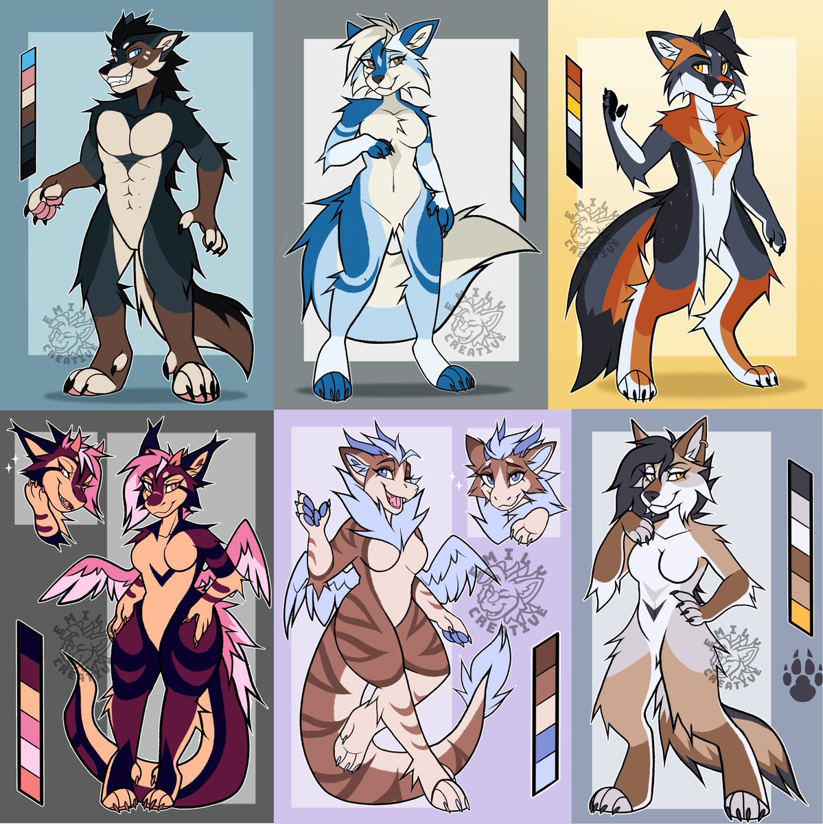 Yote gal marks the 6th adopt I’ve made! 👀✨

Which is your fav, and what are some species you would like to see me do next? ✨