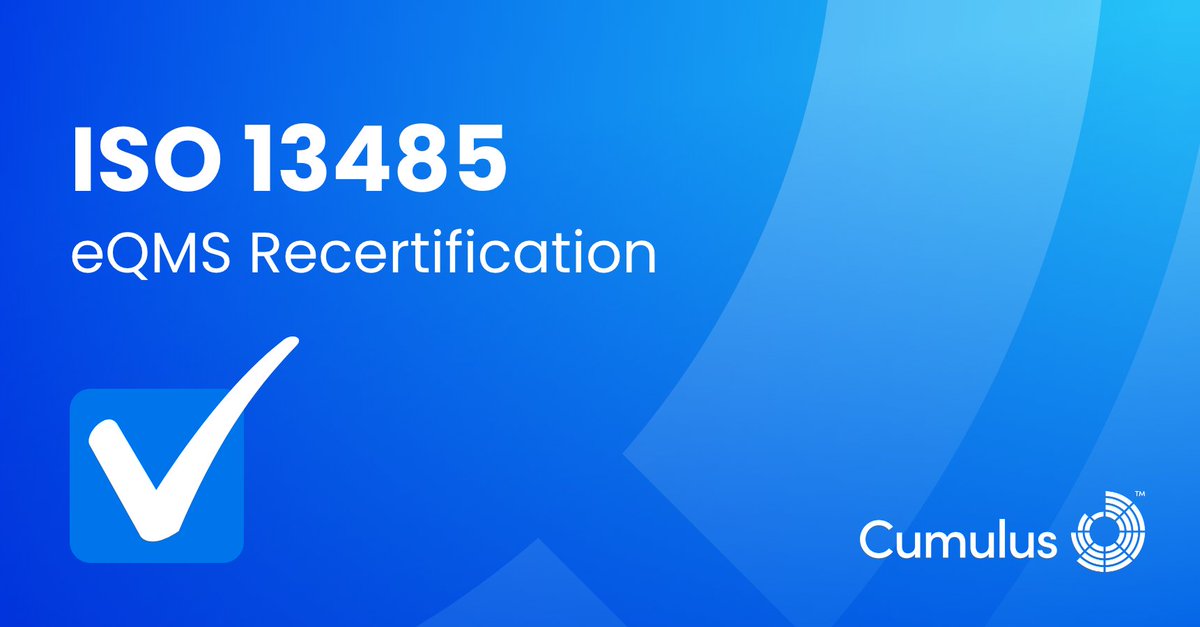 TaraACurran's tweet photo. We’re proud to announce the successful recertification of our ISO 13485
Quality Management System, with zero non-compliances and a commendation
for our eQMS! Thank you to our entire team for their hard work and dedication
in maintaining such high standards https://t.co/j2lF4NMDvg