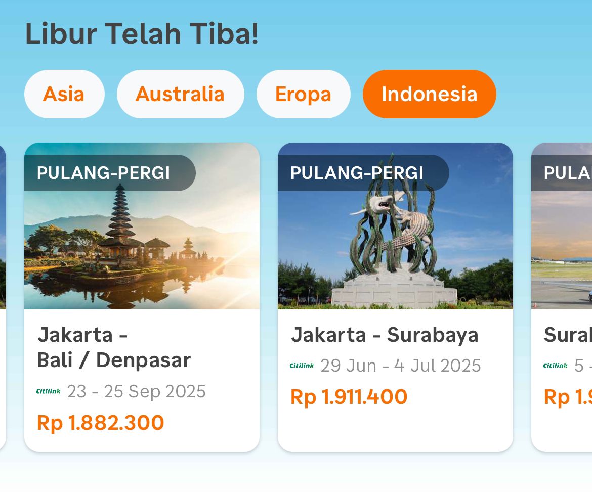 erierisa02's tweet photo. lu pernah nggak sih ngide liburan bareng keluarga tapi malah jadi fix plan karena nemu promo? 😭
gw barusan! Traveloka kasih diskon s.d 50% + 30%
destinasi domestik sampe luar negeri!
gaskeun sebelum 30 Juni 2025
#LiburanSekolahbarengTraveloka https://t.co/CbqLSGNKfy