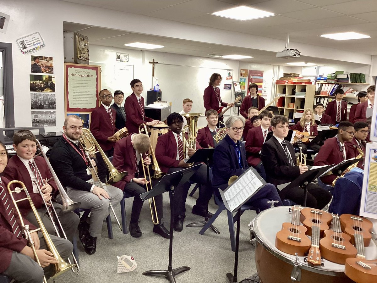StCuthbertsTune's tweet photo. Fantastic turnout at this week’s rehearsals for our Summer Concert! Wonderful to see so many pupils from across the years coming together through music—energy, enthusiasm and talent in abundance. #SummerConcert #StCuthbertsCommitment
#StCuthbertsFormingGreatMen @StCuthbertsCC https://t.co/uDLeI8B9Ap