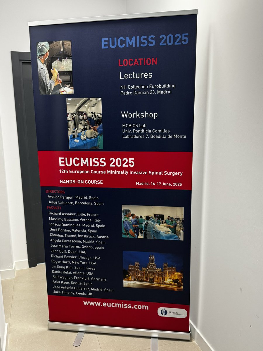 DrParajon's tweet photo. #EUCMISS2025 has started!
#robotics #endoscopy #MISTILF #LLIF #tubularSurgery #simulators
Terriffic faculty, best technology, amazing location and full house. https://t.co/HCESy0I3DW
