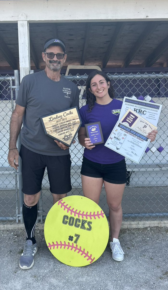 Lindsey Cocks All State!!
Congratulations on her 3rd All State Award. She truly left her mark on Reaper Softball.