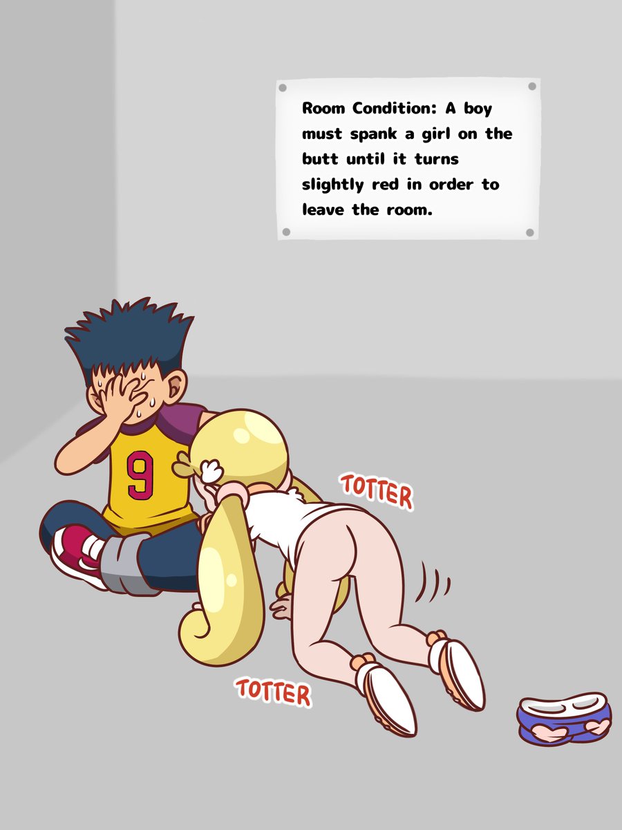 Hana-chan and her future father were locked in a room where they can't leave unless there's spanking.
The continuation is available on Fanbox and Fantia.

Fanbox (¥1000): https://t.co/tvxlddSm9K
Fantia (¥1000): https://t.co/NP8jiCp13r 