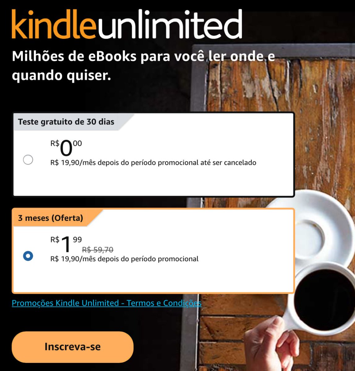 promodebooks's tweet photo. LIBERADO PARA GERAL, TESTEM! 🗣️

🚨 3 MESES de Kindle Unlimited POR R$1,99!

📚 https://t.co/KiVevyA7EM
📚 https://t.co/KiVevyA7EM

↪️ Leia milhares de livros em qualquer lugar, podendo ser: no seu kindle, aplicativo (celular) ou computador! https://t.co/uV6K5nLo1Y