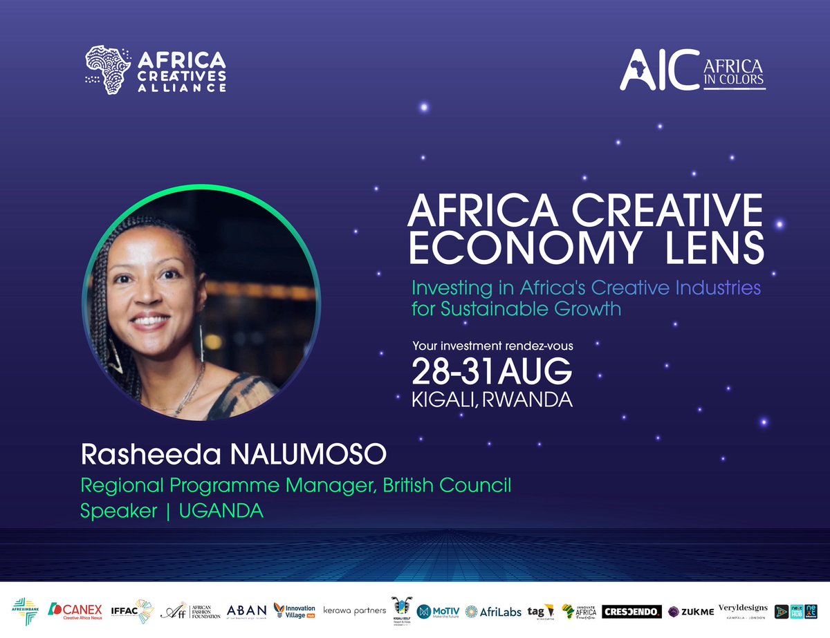 Africa in Colors (@africaincolors) on Twitter photo Happy Monday beautiful people;
AIC and <a href="/AfricaCreAlli/">Africa Creatives Alliance</a> are pleased to welcome <a href="/livetraces/">Rasheeda Nalumoso</a> among our speakers.
Rasheeda is one of the strong voices in #eastafrica working to push the #fashion industry on the continent from the region.
Rasheedâs work includes designing Happy Monday beautiful people;
AIC and <a href="/AfricaCreAlli/">Africa Creatives Alliance</a> are pleased to welcome <a href="/livetraces/">Rasheeda Nalumoso</a> among our speakers.
Rasheeda is one of the strong voices in #eastafrica working to push the #fashion industry on the continent from the region.
Rasheedâs work includes designing