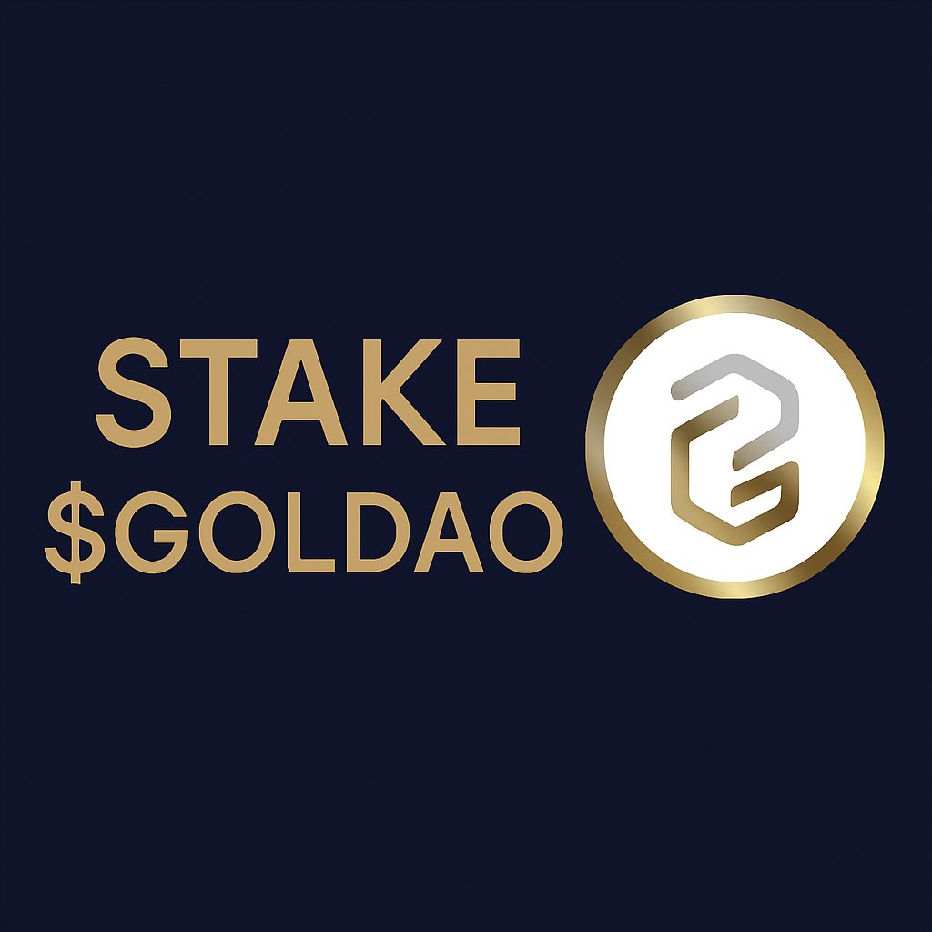 ICP staking offers yield.
But $GOLDAO staking delivers more:
🏆 Deflationary supply
💰 Real rewards in $WTN, $OGY, $ICP, and $GOLDAO 
🔥 Daily burn mechanics fueled by ICP maturity

The play isn’t just staking, it’s staking smarter.

$GOLDAO #DigitalGold #RWA #Deflationary #ICP