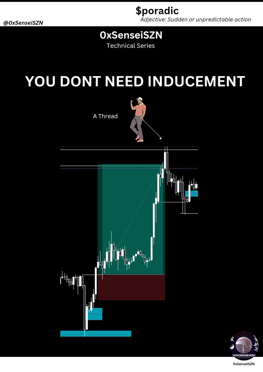 They told you to trade only BOS and wait for inducements only. ❌️❌️❌️
They are WRONG!!
Here's how to trade breakouts and finally ditch inducements for entries.🟢🟢🟢
Trading this on Gold alone can give you an 80% WINRATE 🟢
NO CLICKBAIT 😡😡
A Quick  2 min Thread 🥂🥂
