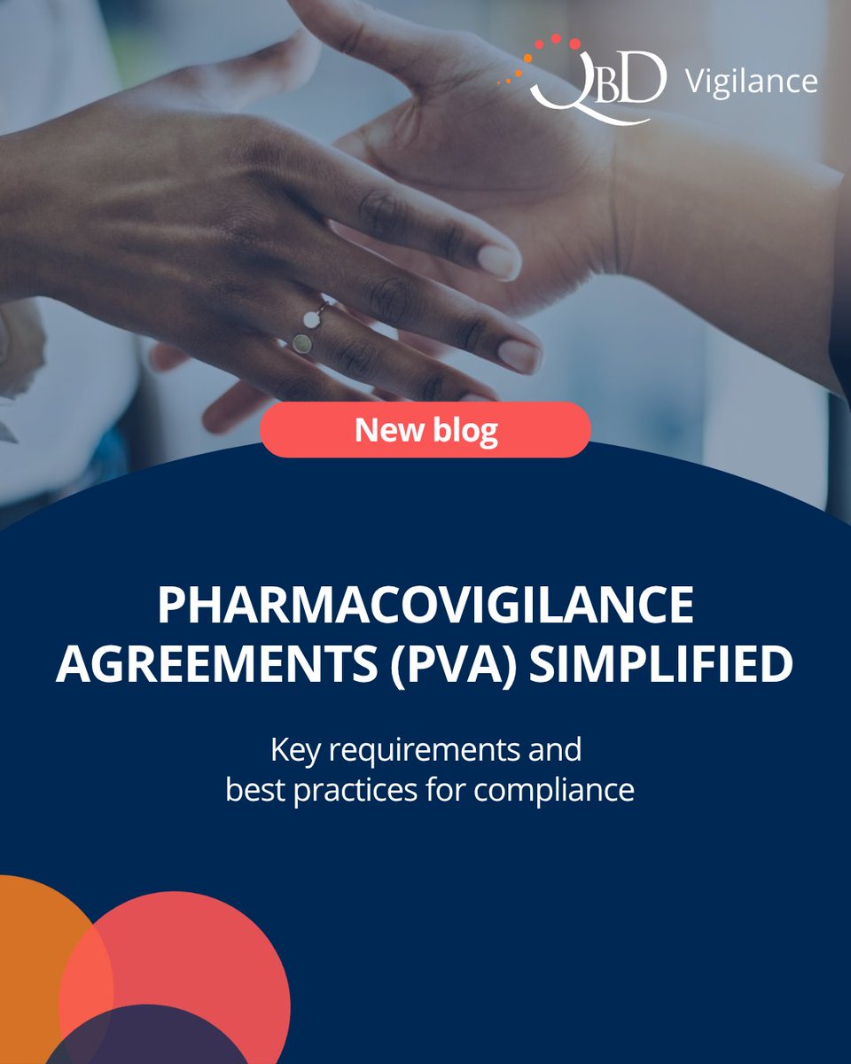 QbDGroup's tweet photo. Learn the essentials of Pharmacovigilance Agreements (PVA) and Safety Data Exchange Agreements (SDEA) to ensure regulatory compliance and effective collaboration. 

Read more 🔗 https://t.co/ZXvvHMLBN9

#DrugSafety #Pharmacovigilance #PVA #SDEA https://t.co/K3TsUpCb8N