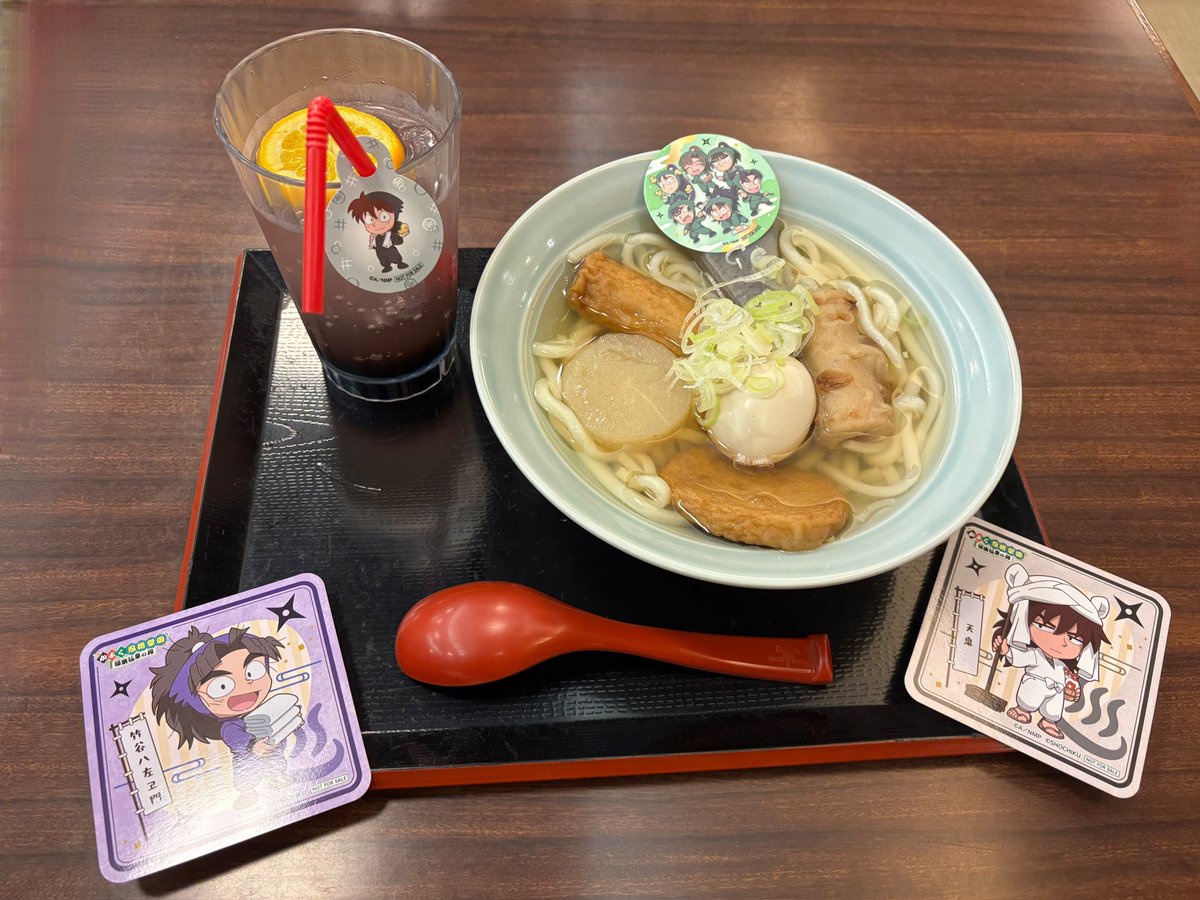pontakoco's tweet photo. 美味しかったです😋
次回のコラボ企画も楽しみにしてます😌
 #かぶく忍術学園極楽温泉の段 https://t.co/eZn6UJb7jv