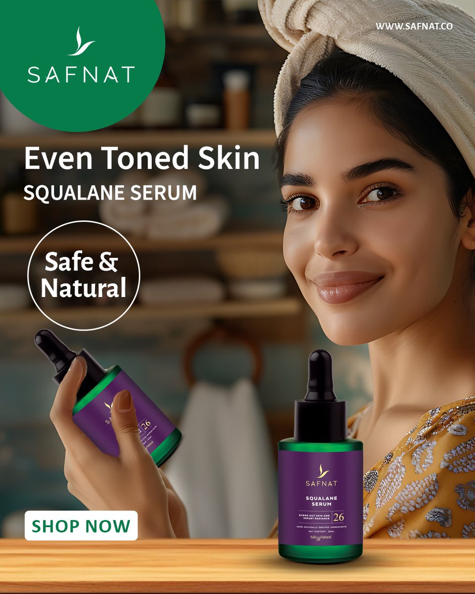 Safnat_co's tweet photo. Hydrate and restore your skin with SafNat’s Squalane Serum, Brightens the complexion, Fades marks and spots, Improves skin texture.
.
.
.
.
#naturalskincare #safnat #skincareroutine #healthyskin #beauty #organicskincare #glowingskin #skincareproducts #natural #skincaretips https://t.co/hhcPyWIjDY