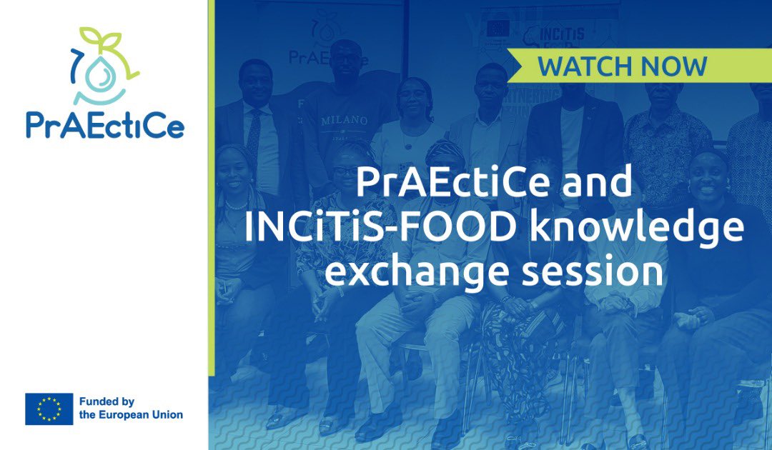 PrAEctiCe x INCiTiS-FOOD Knowledge Exchange recorded version is OUT NOW! 

The full recording of our recent knowledge exchange session with the INCiTiS-FOOD project is now available on YouTube!

Watch here: youtube.com/watch?v=k3aBjW…

#Agroecology