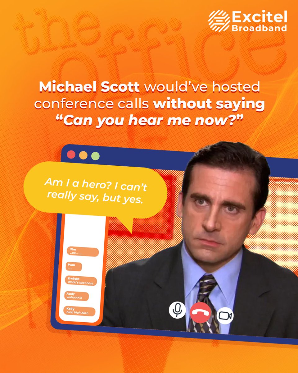 What if your favourite characters had Excitel?
Lag-free drama, high-speed plans, and 100% entertainment guaranteed!
#Excitel #ExcitelBroadband #bingewatching #fast #FastInternet #theofficefans #michaelscott
[Excitel Broadband, Fast Speed Internet, The Office, Bingewatching]