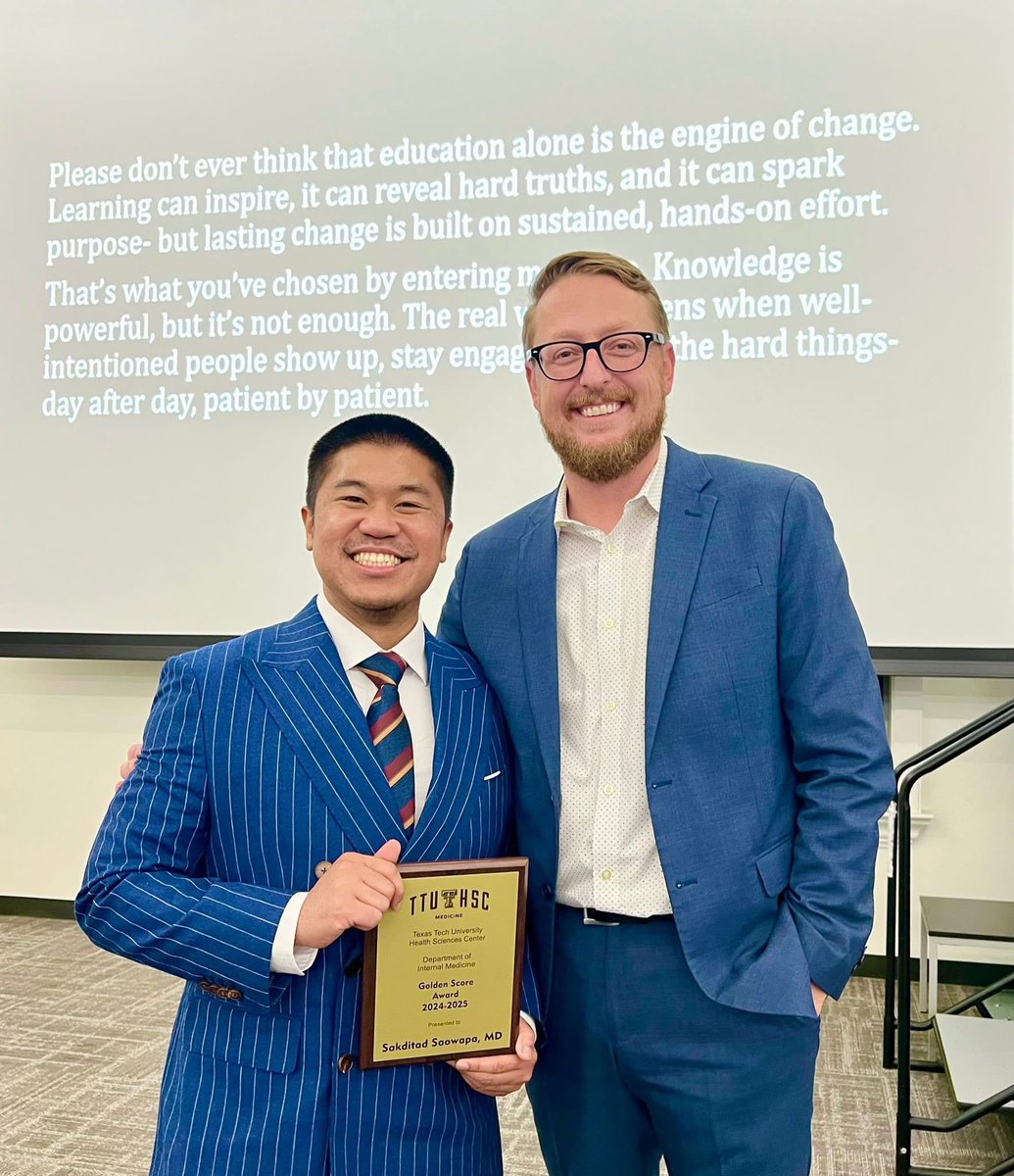 SakditadMD's tweet image. 💚 I’m incredibly honored and humbled to share that I scored in the 100th percentile on the Internal Medicine In-Training Exam (ITE), as reported by the American College of Physicians (ACP)—placing me among the top PGY-3 residents nationwide. 🇺🇸
🙏 My program recognized this…