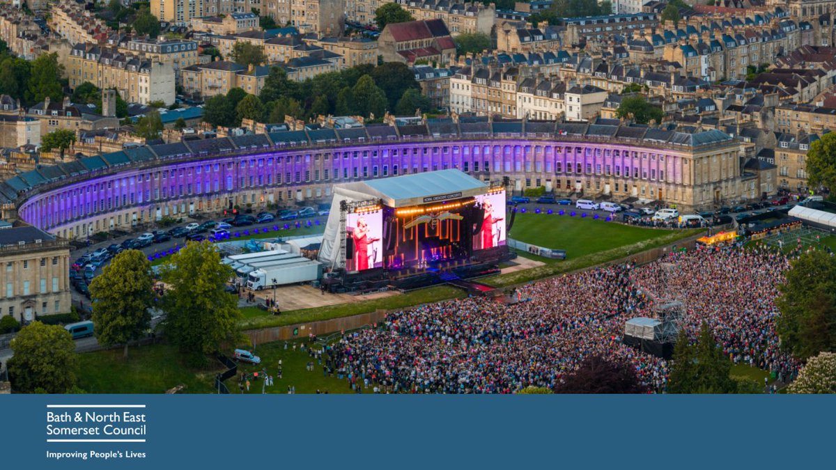 A huge thank you to all our residents for their patience when events of this scale happen, to Senbla for their staging of these shows and attracting artists of this calibre to Bath and to the Royal Crescent for their work alongside Senbla.

newsroom.bathnes.gov.uk/news/historic-…