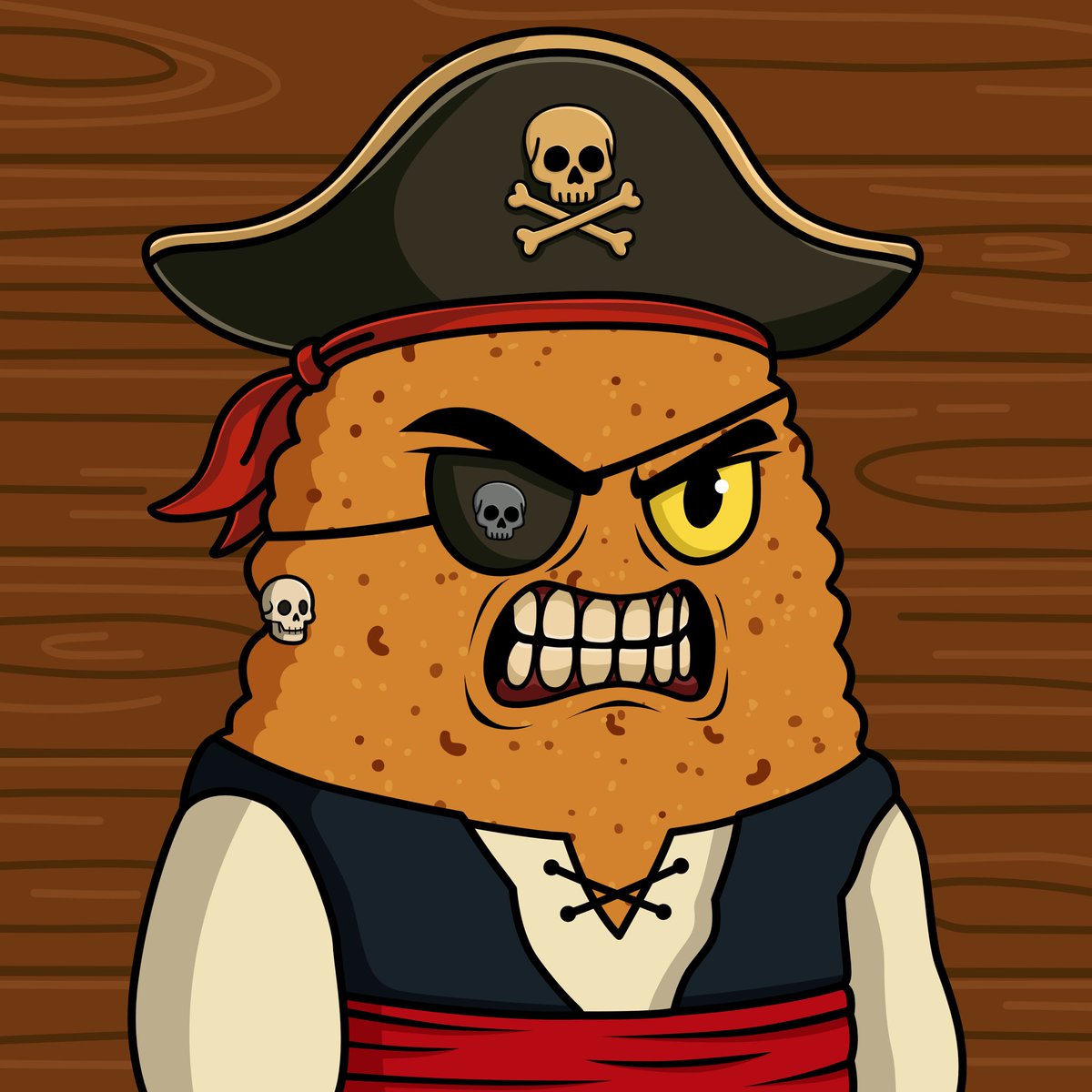 🧨 Incoming NFT Drop! 🏴‍☠️

3,333 unique Schnitzel NFTs are about to hit the fryer 🍳 Each comes with 7 of 224 traits:

🌅 27 Backgrounds
👕 46 Clothing
🎨 10 Colors
💎 27 Earrings
👀 34 Eyes
🎩 46 Headwear
👄 34 Mouths

The pan is heating up #crofam 👀🍽️