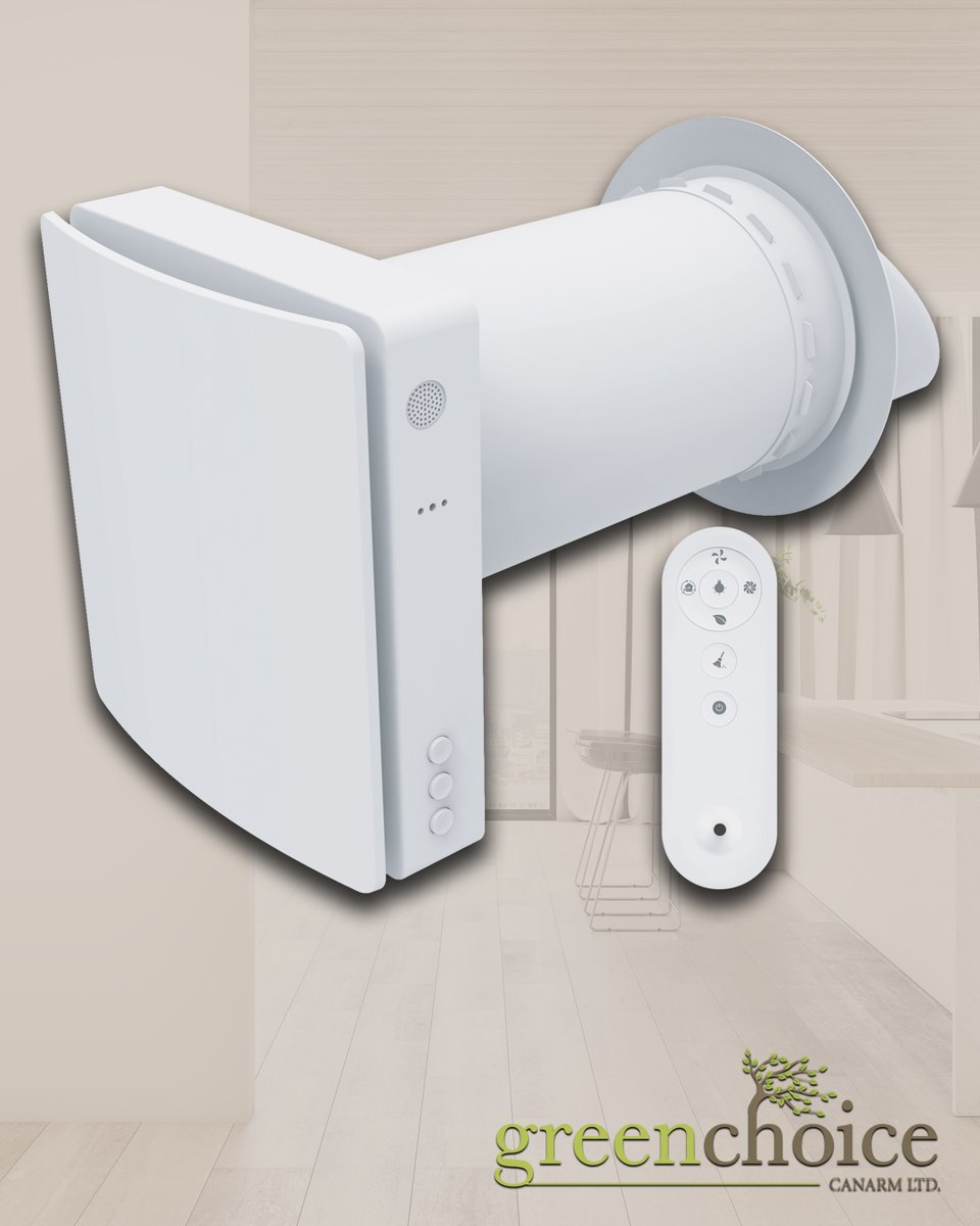 Breathe better year-round with the Greenchoice ERV — a compact, energy-efficient unit that replaces stale indoor air with fresh, filtered air while recovering up to 90% of heat and moisture. Smart, quiet, and built for comfort.
🔗 canarm.com/hvac/greenchoi…