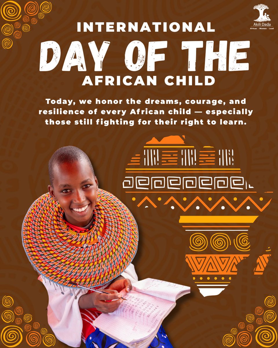 On this #DayOfTheAfricanChild2025, we honor the dreams, courage &amp; spirit of every African child — especially those still fighting for their right to learn.

Let’s reflect on 4 reasons why girls in overlooked regions deserve more than applause:

1️⃣ Education breaks poverty &amp;