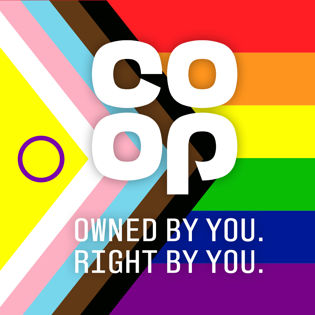 I'm proud that <a href="/coopuk/">Co-op</a> is committed to driving LGBTQ+ support and inclusion all year round 🌈