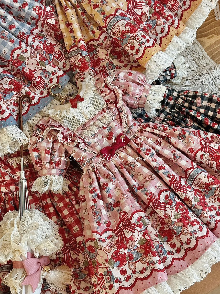 aiyu931028's tweet photo. MELODY.C 2025 summer☀️

❤️Summer Apple Orchard🍎

for 1/3girl &amp; 1/4Doll

coming soon…💕 https://t.co/8dpnavLcbM