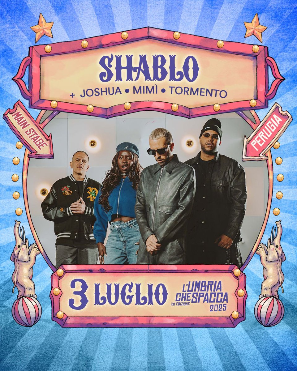 Il 3 Luglio parte il live tour da Perugia ✨ dove celebreremo insieme l’uscita di #manifesto insieme a Joshua, <a href="/TormentovsYoshi/">Tormento</a> e Mimi 

🎫 Prevendite live : ticketone.it/event/rose-vil…