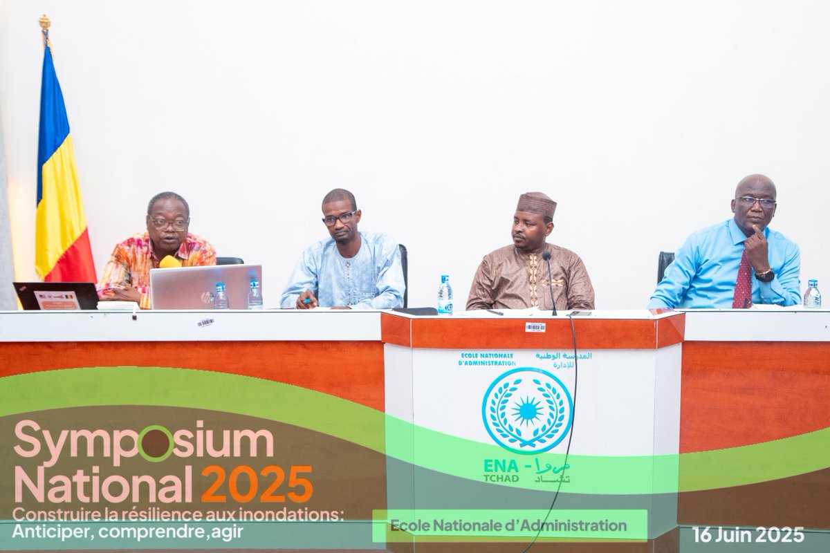 medevorg's tweet photo. 📸 Panel 1 – Connaître pour informer et prévenir au #SymposiumTchad2025

🧠 Des experts (géographe, hydrogéographe, urbaniste) ont partagé leurs analyses sur les causes et solutions face aux inondations au #Tchad.

#Climat #Résilience #Inondations https://t.co/az2AiQaJW2