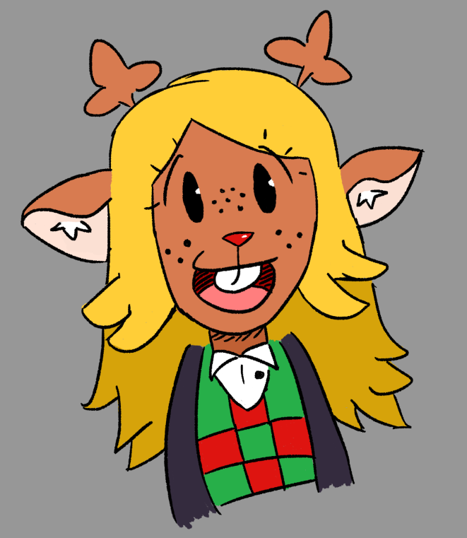 #Deltarune first time ever drawing Noelle I'm kinda proud of this one ngl