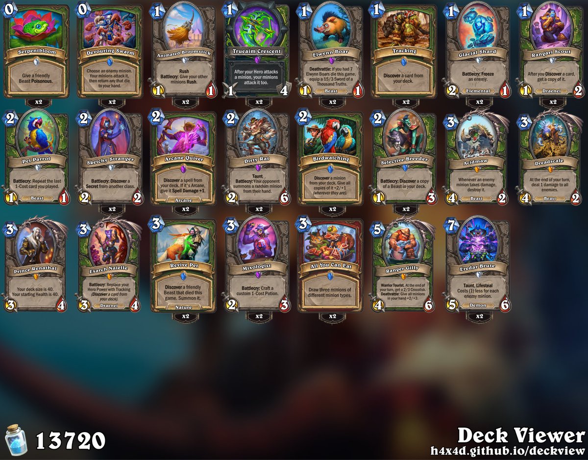 燁魔 HS Wild/Standard Deck tweet media