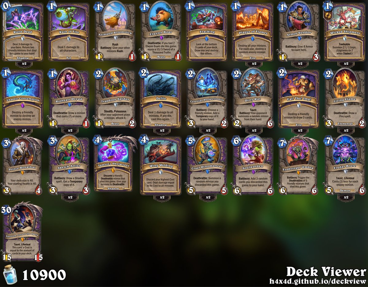 燁魔 HS Wild/Standard Deck tweet media