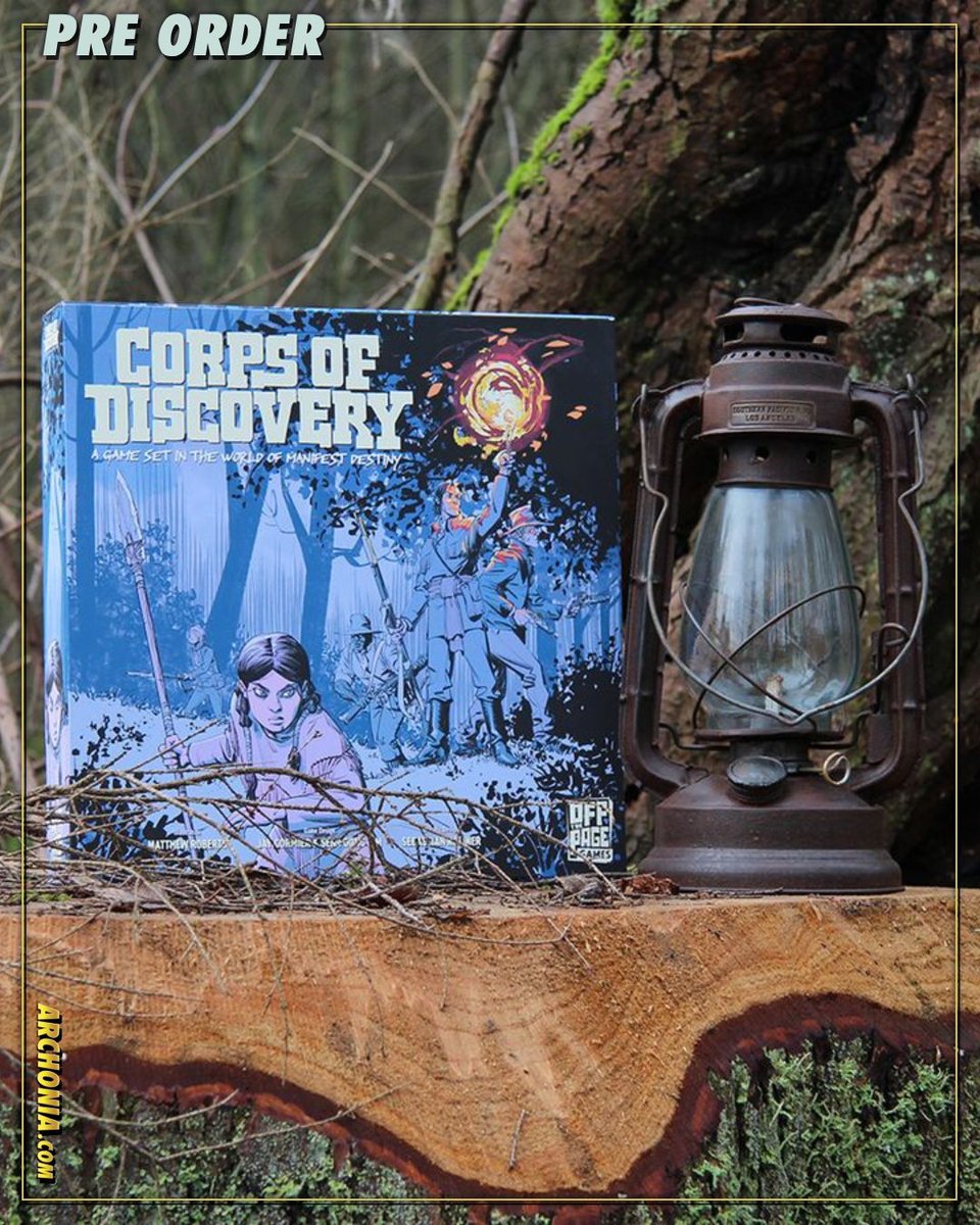 Archonia's tweet photo. Chart the Unknown, Hunt the Unspeakable!
The expedition awaits. Pre-order your copy of Corps of Discovery today!
Your map to adventure is charted https://t.co/Zz2kwhkdVv
#CorpsOfDiscovery #BoardGame #CooperativeGame #DeductionGame #MonsterHunting #BoardGameGeek #PreOrder https://t.co/eAVDQaNPmp