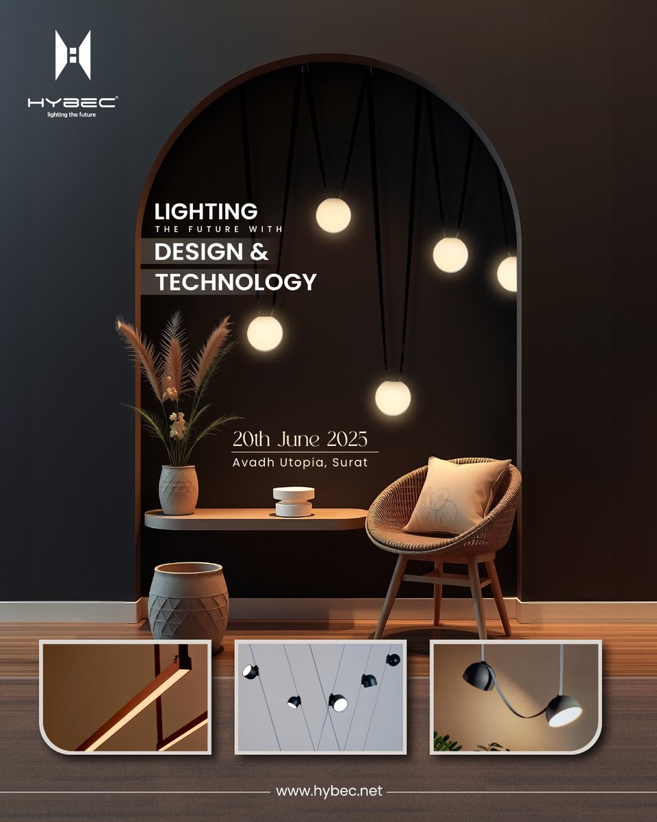 Transform your living spaces with Hybec's exquisite lighting solutions! Discover the perfect blend of elegance and sophistication that will elevate every room.

Explore Hybec at Design Perspective 2025 Surat Edition!

#designperspective #surat #luxurylighting #interiordesign