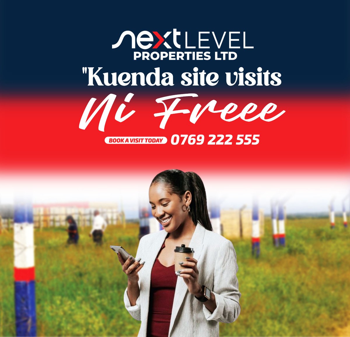 NLPKenya2025's tweet image. 🔥 HOT DEAL ALERT! 🔥

Own a DREAM 50x100 Plot in KONZA’s Zuri Breeze!
✅ Only KSh 750K (or 650K CASH!) 
⏳ Limited Plots LEFT!
📞 Call NOW: 0769 222555
🚀 Invest Smart—Live Smarter!

🌐 nextlevelproperties.co.ke

#KonzaGoldrush #PlotDeals