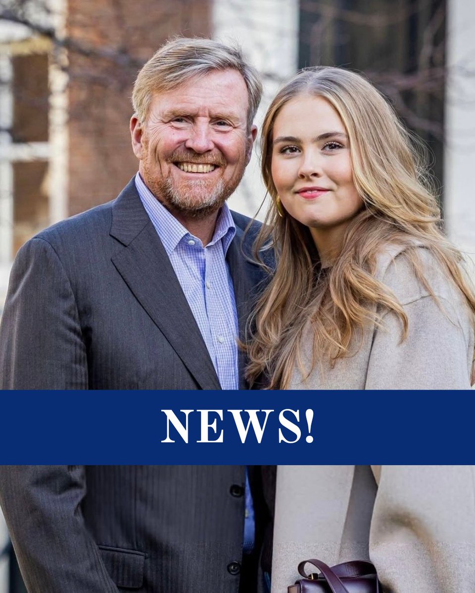 #News
Joint engagement for King Willem-Alexander and Princess Catharina-Amalia!🤩

King Willem-Alexander, accompanied by Princess Catharina-Amalia, will present the new standard to the Princess Catharina-Amalia Hussar Regiment at the Prince Bernhard Barracks on June 18th.