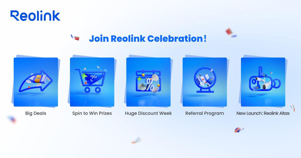Reolink (@reolinktech) on Twitter photo ๐๐ผ๐ถ๐ป ๐๐ต๐ฒ ๐ฅ๐ฒ๐ผ๐น๐ถ๐ป๐ธ ๐ญ๐ฒ๐๐ต ๐๐ป๐ป๐ถ๐๐ฒ๐ฟ๐๐ฎ๐ฟ๐ ๐๐ฒ๐น๐ฒ๐ฏ๐ฟ๐ฎ๐๐ถ๐ผ๐ป!
โจBig Deals: The more you spend, the more you save.
โจSpin to Win Prizes: Try your luck for exciting prizes.
โจHuge Discount Week: Enjoy up to 47% OFF across the store.
โจReferral Program: Earn ๐๐ผ๐ถ๐ป ๐๐ต๐ฒ ๐ฅ๐ฒ๐ผ๐น๐ถ๐ป๐ธ ๐ญ๐ฒ๐๐ต ๐๐ป๐ป๐ถ๐๐ฒ๐ฟ๐๐ฎ๐ฟ๐ ๐๐ฒ๐น๐ฒ๐ฏ๐ฟ๐ฎ๐๐ถ๐ผ๐ป!
โจBig Deals: The more you spend, the more you save.
โจSpin to Win Prizes: Try your luck for exciting prizes.
โจHuge Discount Week: Enjoy up to 47% OFF across the store.
โจReferral Program: Earn