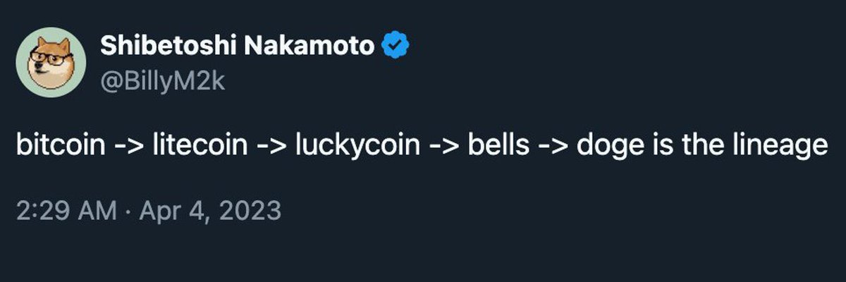 I wonder if Satoshi Nakamoto would like LUCKCOIN ... Crazy thought right 🍀🍀🍀

In fact, I even wonder if he didn't 
CREATE IT😏

Take a close look at the 2 genesis blocks 0 👀👀

<a href="/LuckyCoinProj/">Luckycoin 🍀</a> $LKY 👀
@wuweiiiiiiiii