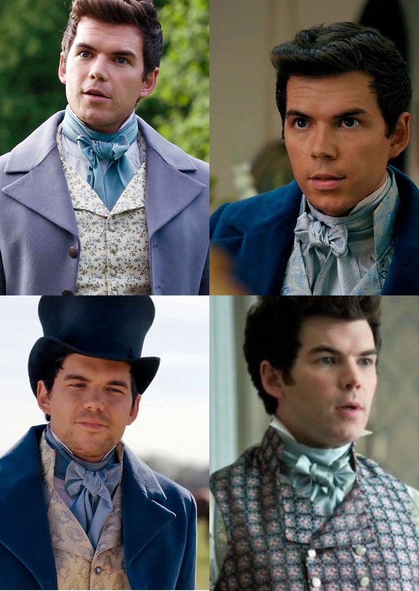 3strelitzia's tweet photo. colin looked extremely good in colourful, all shades of blue cravats and jackets https://t.co/rjX1lsyOoA