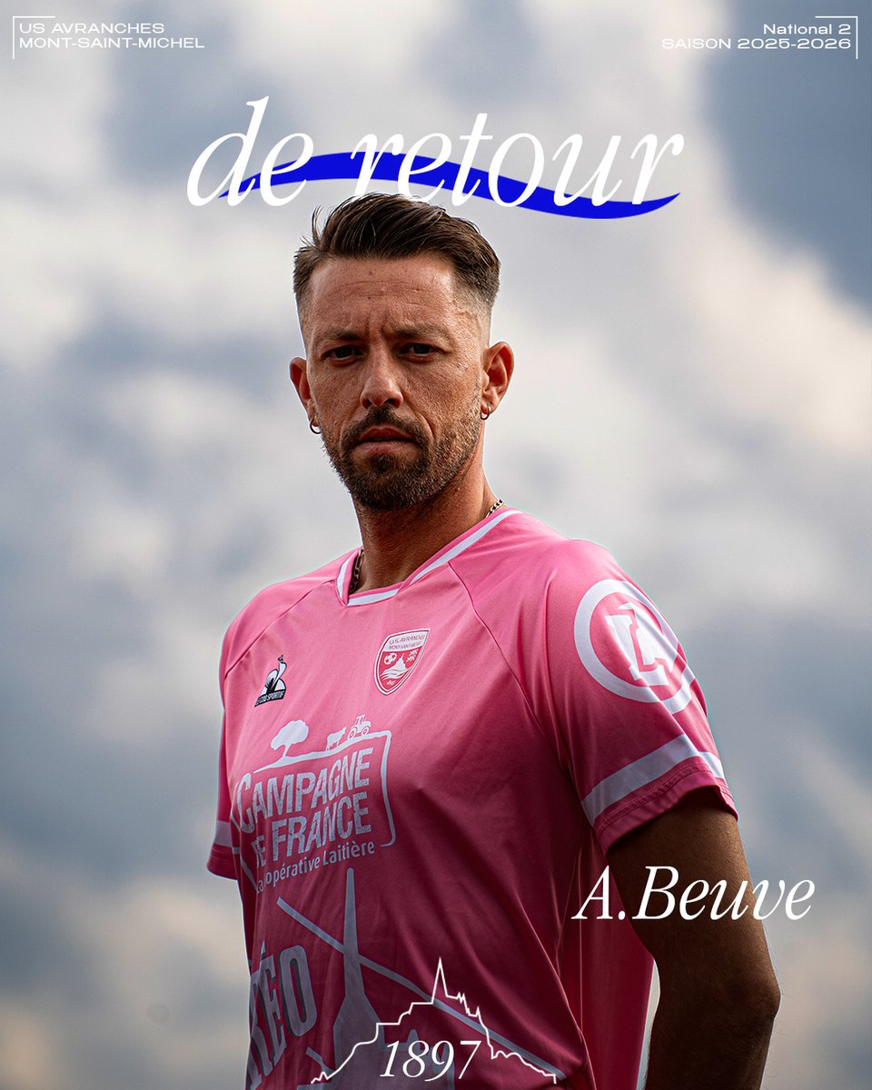 𝐀𝐧𝐭𝐡𝐨𝐧𝐲 𝐁𝐞𝐮𝐯𝐞 𝐞𝐬𝐭 𝐝𝐞 𝐫𝐞𝐭𝐨𝐮𝐫 𝐚̀ 𝐥'𝐔𝐒 𝐀𝐯𝐫𝐚𝐧𝐜𝐡𝐞𝐬 !

Chouchou des supporters durant de nombreuses années, la nouvelle direction et notre directeur sportif avaient à cœur de faire revenir Anthony à la maison.💙