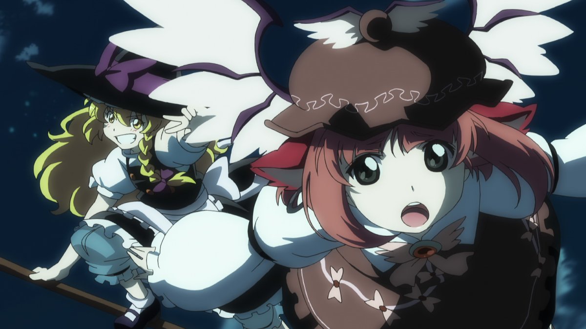 幻想万華鏡「泡沫、哀のまほろば」PVより 魔理沙が楽しそうな顔で何を