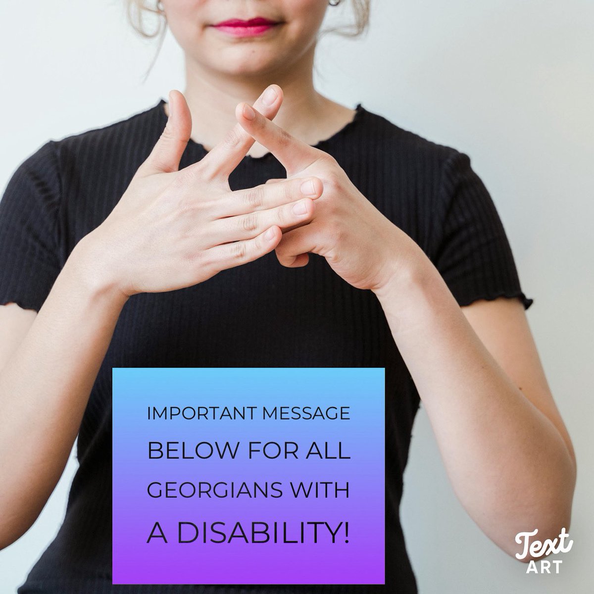 ColgaNavigator's tweet image. Georgia Access provides free aids and services to people with disabilities to communicate effectively with us, such as: 
Qualified sign language interpreters.
Written information in other formats (large print, audio, accessible electronic formats, other formats).