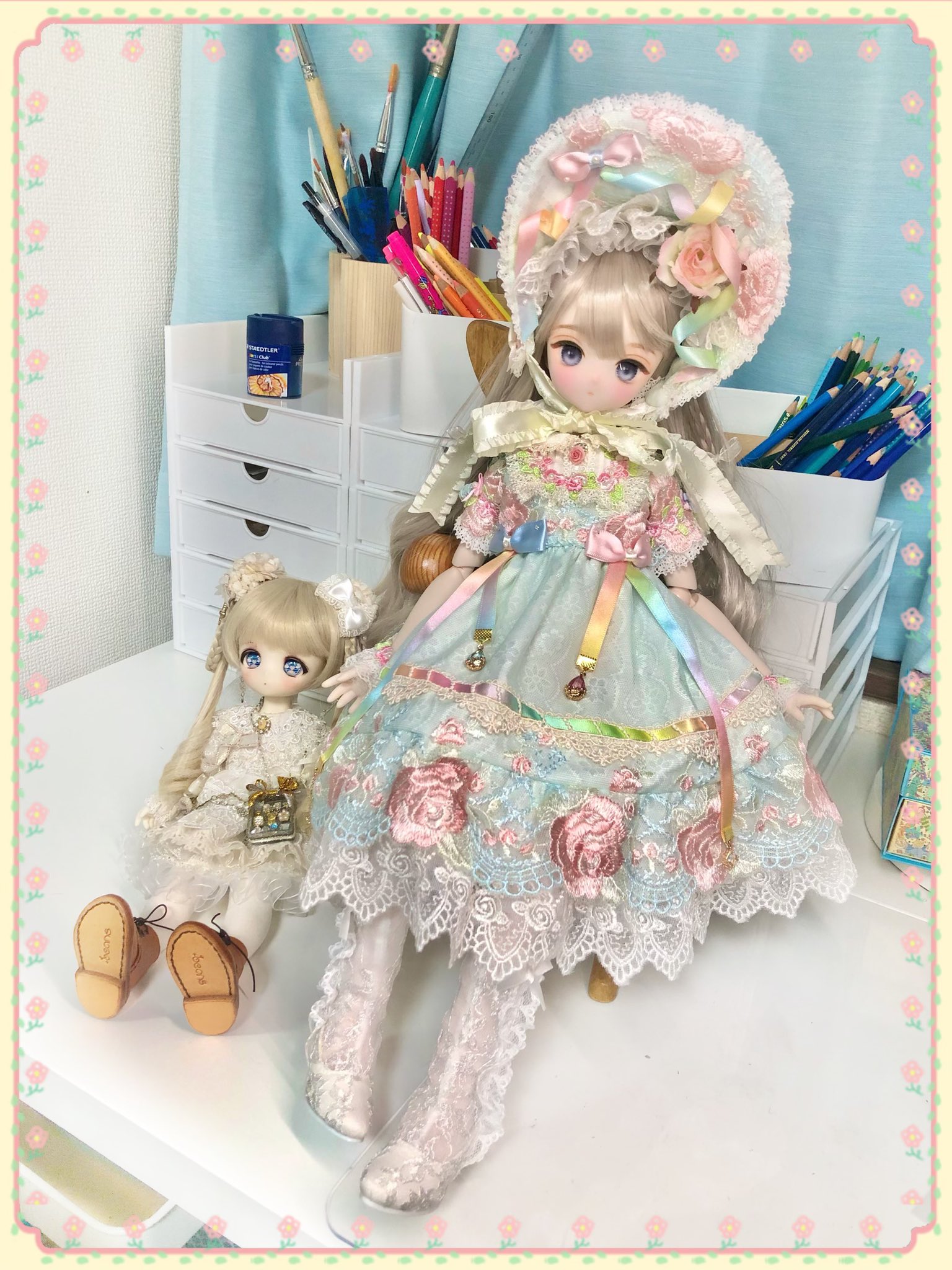 あさみみちゃん × USAGI ONLINE】スライドミラー（メイク小物