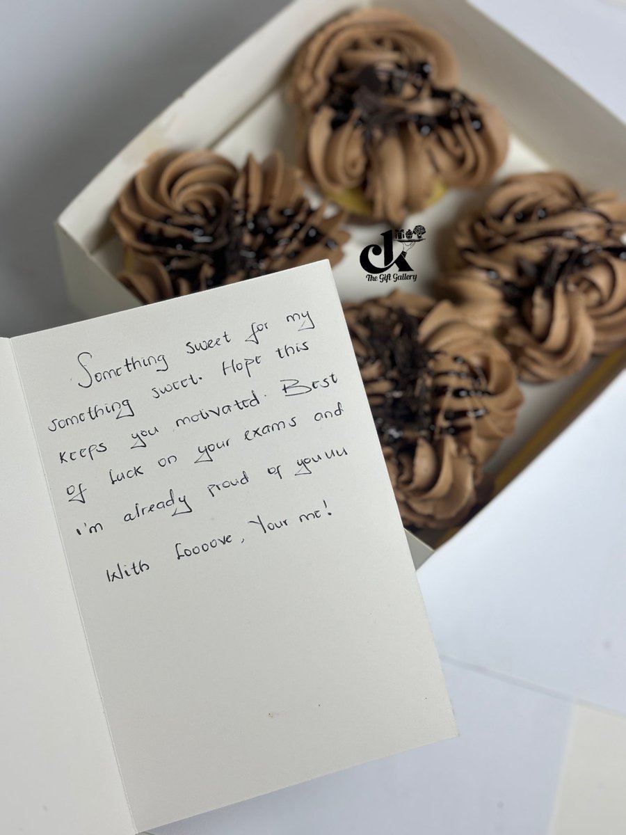 _CandK__'s tweet photo. Exam Care Package 😍

Box of 4 cupcakes - 5,000frs

📍Buea 📞671807729 https://t.co/Qba0dk80be